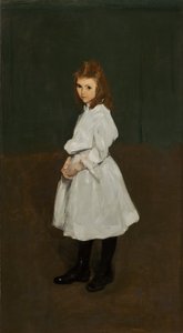 白の少女（クイーンバーネット） 作： George Wesley Bellows
